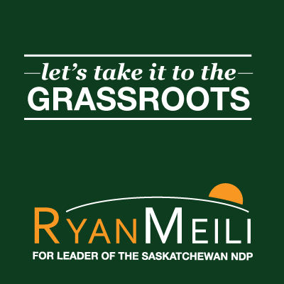 let's take it to the GRASSROOTS - Ryan Meili